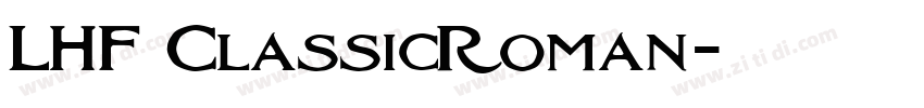 LHF ClassicRoman字体转换